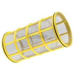 Tamis filtre 316 - 80 mesh jaune - 107 mm x 200 mm