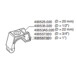 Collier de Porte-buses - arag 4064 - 25 mm