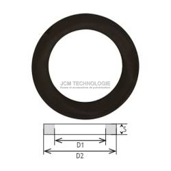 Joint plat pour écrou 3/8" - 14.8 x 10 x 2 mm