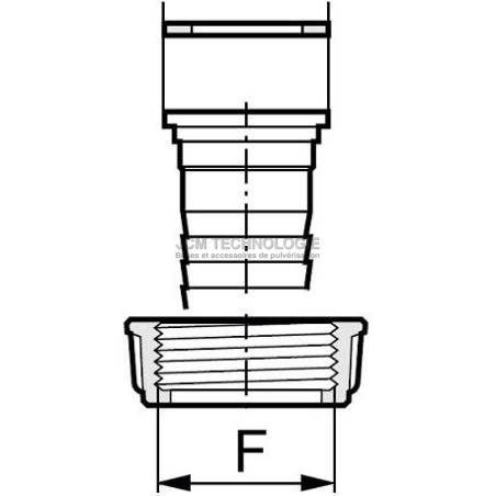 Joint plat pour raccord 3/4 Femelle (20/27)