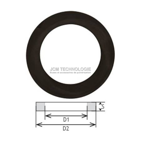 Joint torique plat en nylon - Excellent - NYLO0004B