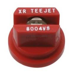 Buse écrou à jet plat basse pression Teejet XRC VS rouge inox 80° 