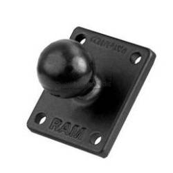 Boule de fixation Ram base rectangle - boule B  - ø 2.54 cm (1")