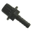 Raccord droit - Filetage M 1/4" - Tubulure 8 mm