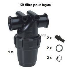 Kit filtre de tronçon Arag tuyau 13 mm - 50 mesh bleu