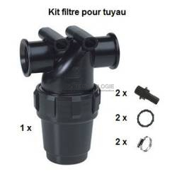 Kit filtre de tronçon Arag tuyau 19 mm - 50 mesh bleu