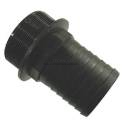 Raccord droit - Filetage M 3" - Tubulure 75 mm
