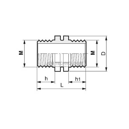 Joint plat pour raccord 3 Mâle (80/90)