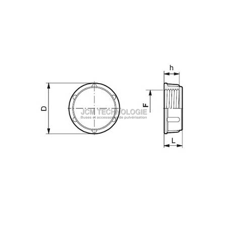 Bouchon femelle 3/8 F