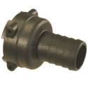 Raccord Arag T7 Femelle - droit cannelé 40 mm