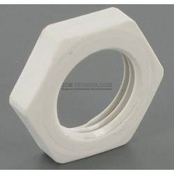 Ecrou plastique M20x1.5 pour presse étoupe