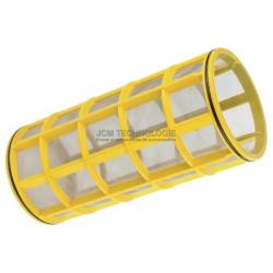 Tamis filtre 319 - 80 mesh jaune - 145 mm x 320 mm