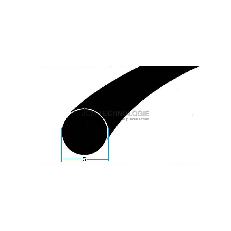 Corde 3.53 mm joint torique caoutchouc nitrile NBR - vendu au mètre