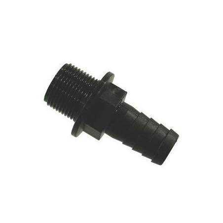 Raccord Cannelé En Laiton BSP Femelle 3/4" (25 Mm) - Pour Tuyaux Air, Eau, Carburant - Lot De 2