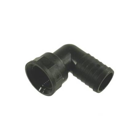 ref_10061_Raccord coudé 90°- Filetage F 3/4" - Tubulure 25 mm
