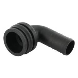 Raccord Arag T6 Mâle - coudé 90° cannelé 40 mm