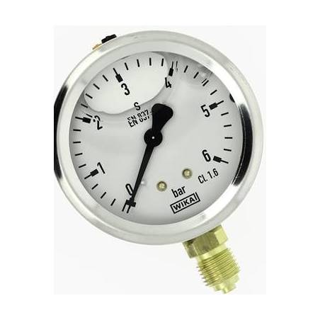 ref_10345_mano linéaire 63 mm 1/4 - fixation périphérique - 0-6 bar