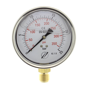 ref_10385_mano linéaire 100 mm 1/2 - fixation périphérique - 0-25 bar