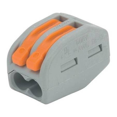 ref_13436_Wago 2 fils S222 - borne de jonction 2 conducteurs