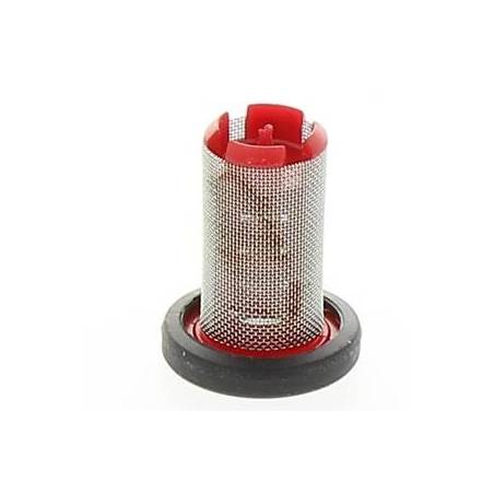 ref_10642_Filtre de buse Hardi 80 mesh rouge avec joint