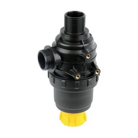 ref_15337_Filtre aspiration Arag 314 avec vanne - 1"1/4 M - 50 mesh bleu