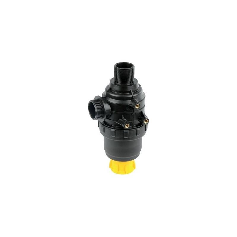 ref_13246_Filtre aspiration Arag 314 avec vanne - 1"1/2 M - 50 mesh bleu