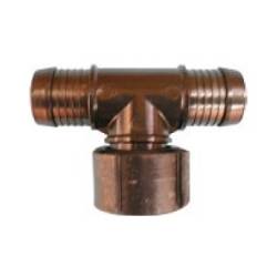 Té Tecnoma ø25 x 1"F x ø25