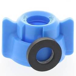 ref_10858_Ecrou baionnette (B.A.N.)- D13 mm- Bleu & Jts (Pour buse APM-TK etc..)