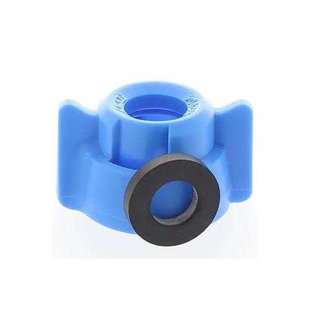 ref_10858_Ecrou baionnette (B.A.N.)- D13 mm- Bleu & Jts (Pour buse APM-TK etc..)