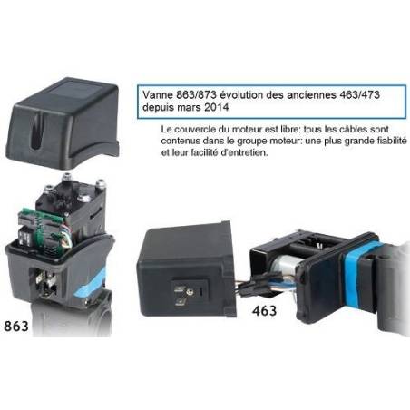 ref_13451_Moteur vanne Arag - moto-réducteur liseré bleu ref_13451_Moteur vanne Arag - moto-réducteur liseré bleu