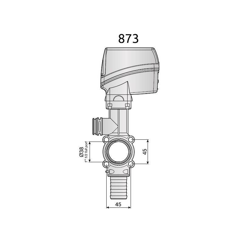 ref_11556_Vanne de section Arag 2 voies 80 à 120 l/mn ref_11556_Vanne de section Arag 2 voies 80 à 120 l/mn