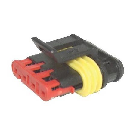 ref_13423_Connecteur mâle 4P. SuperSeal AMP