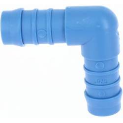Raccord Cannelé Coudé égal ø10 nylon