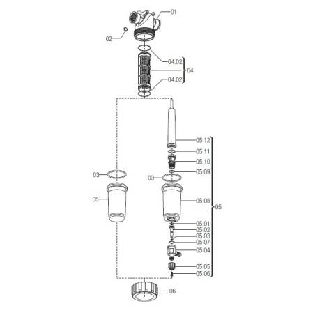 ref_12024_Joint torique pour bol de filtre Arag 326 et 328 - 74.63 x 5.34 mm