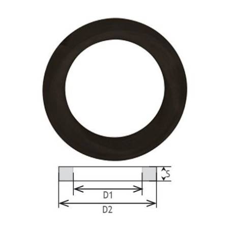 ref_12049_Joint plat pour raccord 2"1/2 Mâle (66/76) - 94.5 x 76 x 4