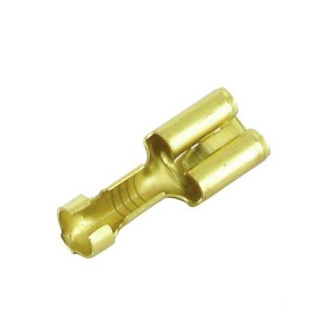 ref_13164_Douille fiche plate pour connecteur 6.4 x 2.8 mm ref_13164_Douille fiche plate pour connecteur 6.4 x 2.8 mm