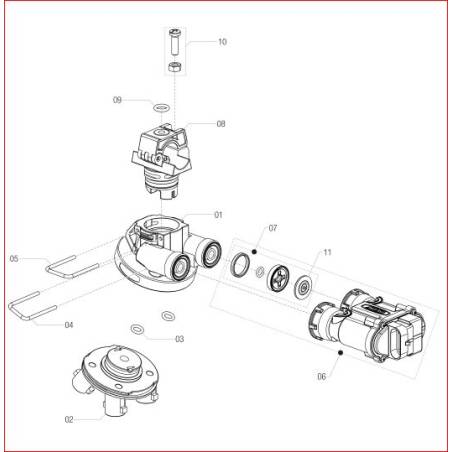 ref_18646_4015T74A0-porte buse Arga-Multijet-Electrique-avec-ses-buses-eclatee