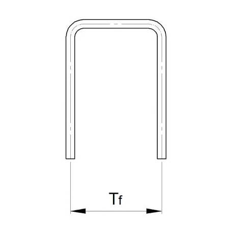 Agrafe pour raccord Arag T6 - 47 mm