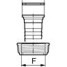 Joint plat pour écrou 3/8" - 14.8 x 10 x 2 mm Joint plat pour écrou 3/8" - 14.8 x 10 x 2 mm