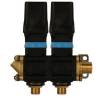 Bloc vannes Arag 2 voies - 2 vannes - 40 bars - entrée / sorties laiton
