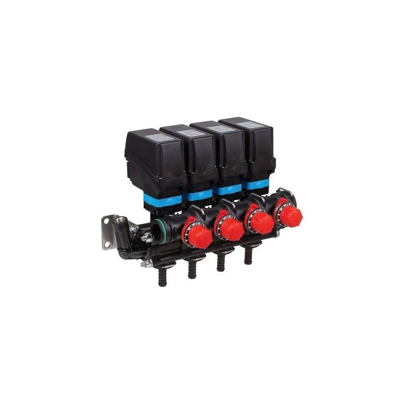 Bloc vannes Arag 3 voies - 4 vannes