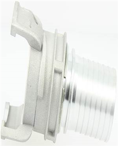 Raccord pompier passage 65 mm à douille annelée 70 mm