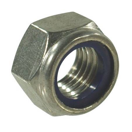Ecrou autobloquant M12 inox A2 Ecrou autobloquant M12 inox A2