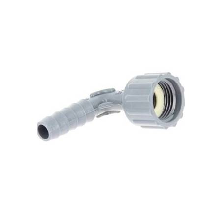 Embout cannelé 90° Ecrou Fem 1/2" x 12