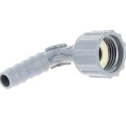 Embout cannelé 90° Ecrou Fem 3/4" x 12