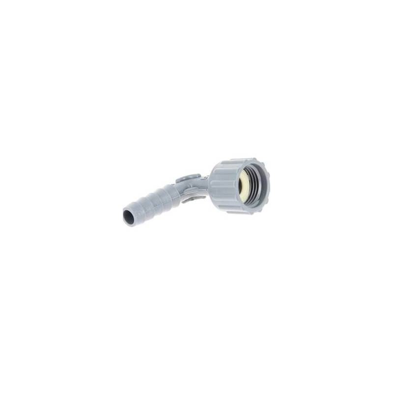 Embout cannelé 90° Ecrou Fem 3/4" x 16