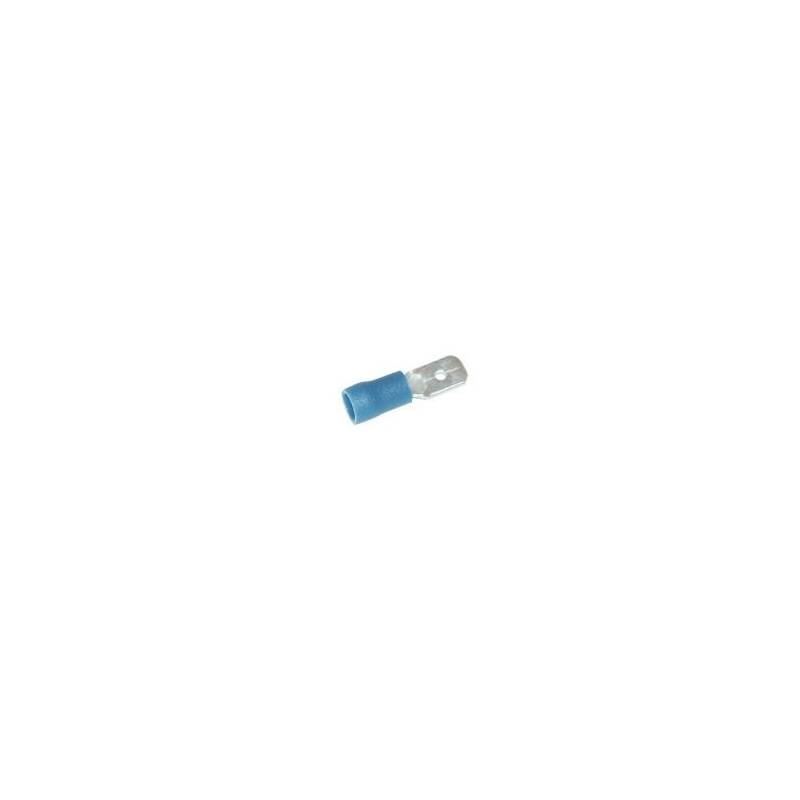 Fiche plate 6.3 x 0.8mm   x6 Fiche plate 6.3 x 0.8mm   x6