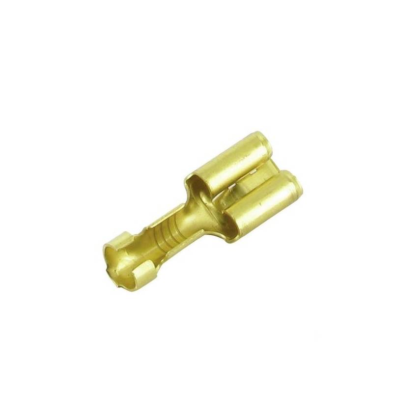 Douille fiche plate pour connecteur 6.4 x 2.8 mm Douille fiche plate pour connecteur 6.4 x 2.8 mm