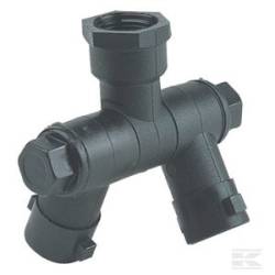 Porte-buses articulé 2 sorties - Filetage 1/4 F- Ecrou 1/4 tour B.A.N.