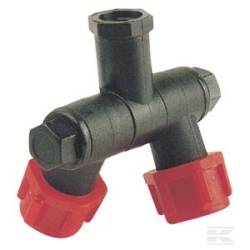 Porte-buses articulé 2 sorties - Filetage 3/8 F- Ecrou 3/8